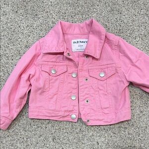 Old Navy Pink Girls' Denim Jacket